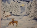 foret d hiver - animaux