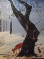 magie de la neige - animaux